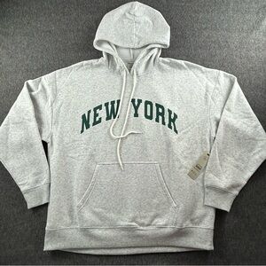Heather Gray New York Hoodie NWT Women’s Size XL Soft